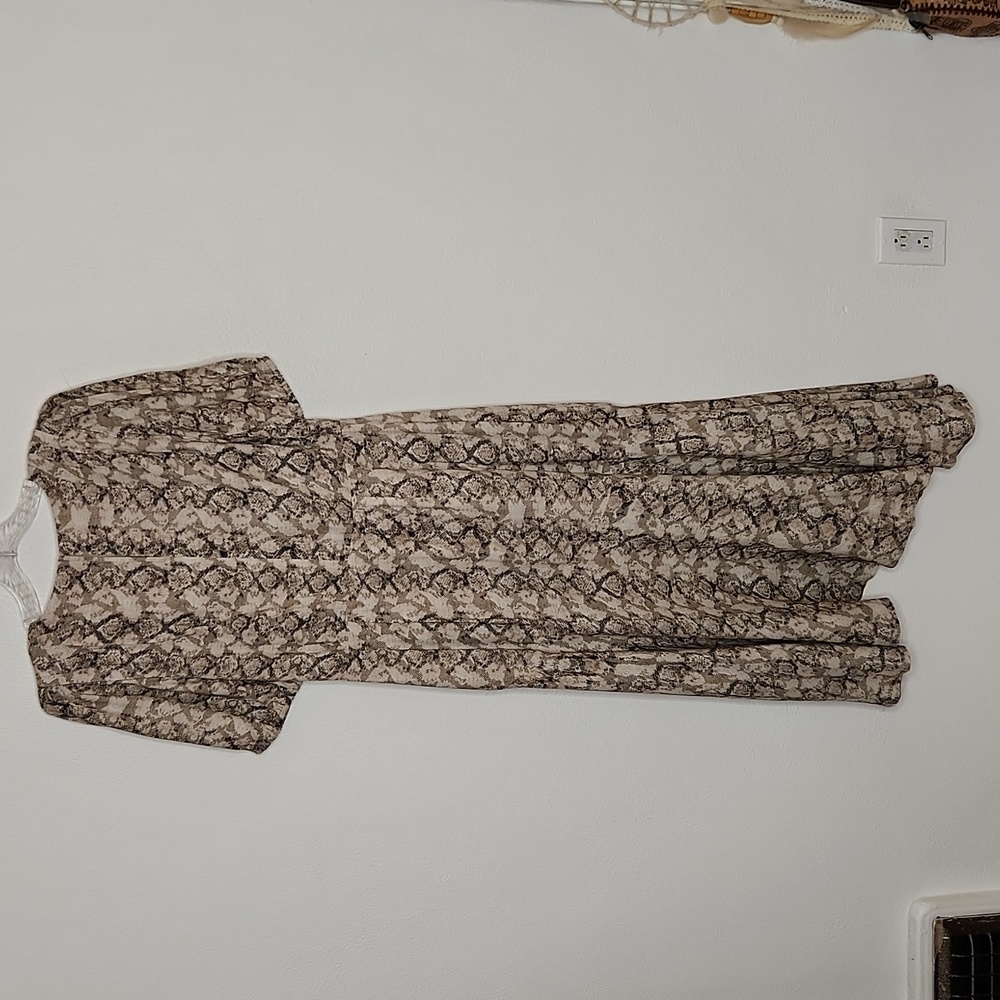 Greylin Womens Snake Print Asymmetrical Dress Size Small As Worn In TV - Picture 7 of 15